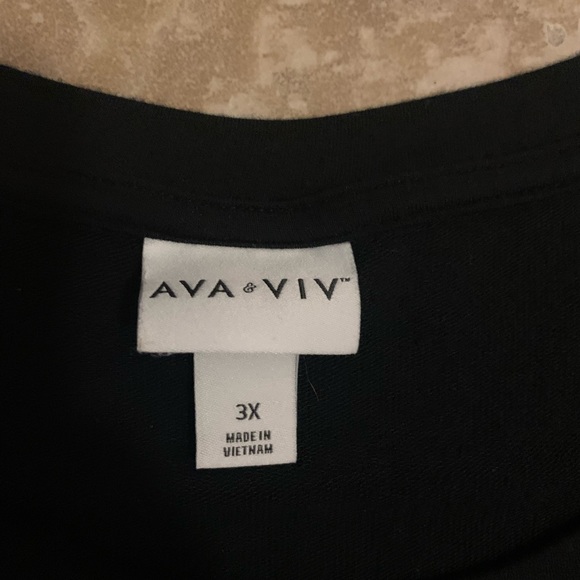 EUC Ava and Viv T Shirt Dress 3X - Picture 2 of 3